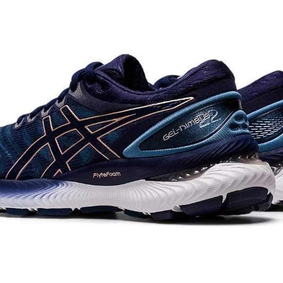 Womens Asics Gel-Nimbus 22 Wide Women's Running Shoe - Picture 2 of 9